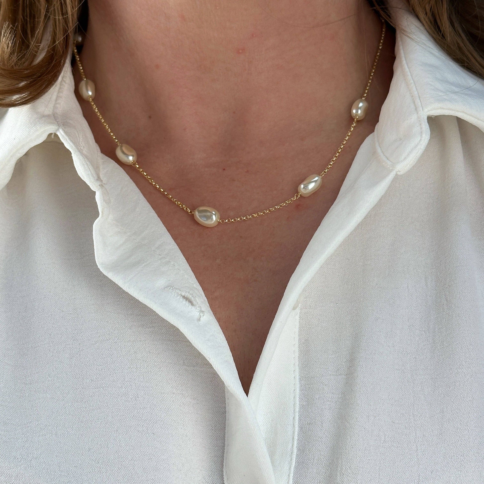 Margot Baroque Pearl Necklace