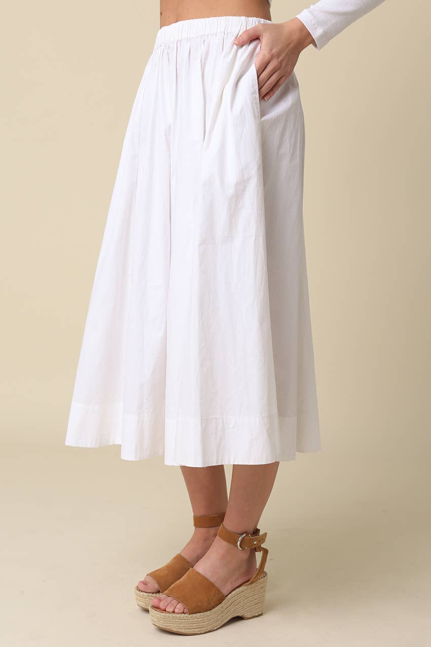 Melanie Gathered Maxi Skirt