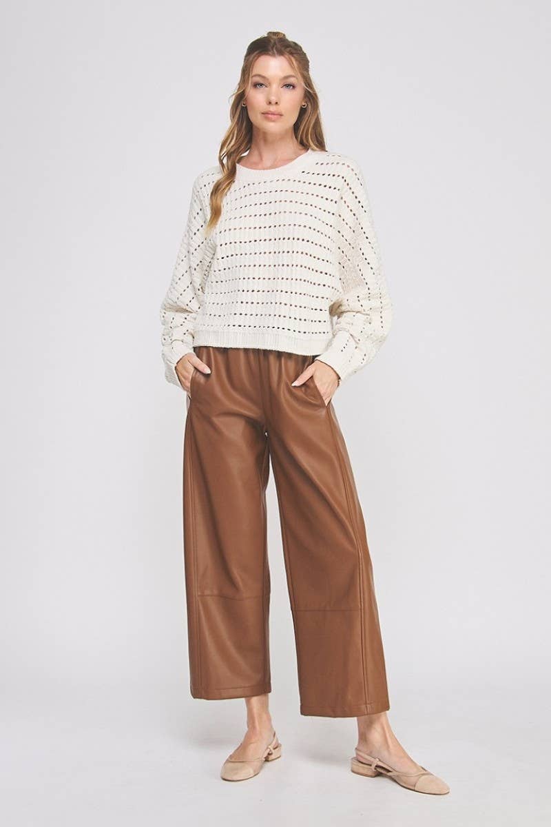Rachel Faux Leather Pant