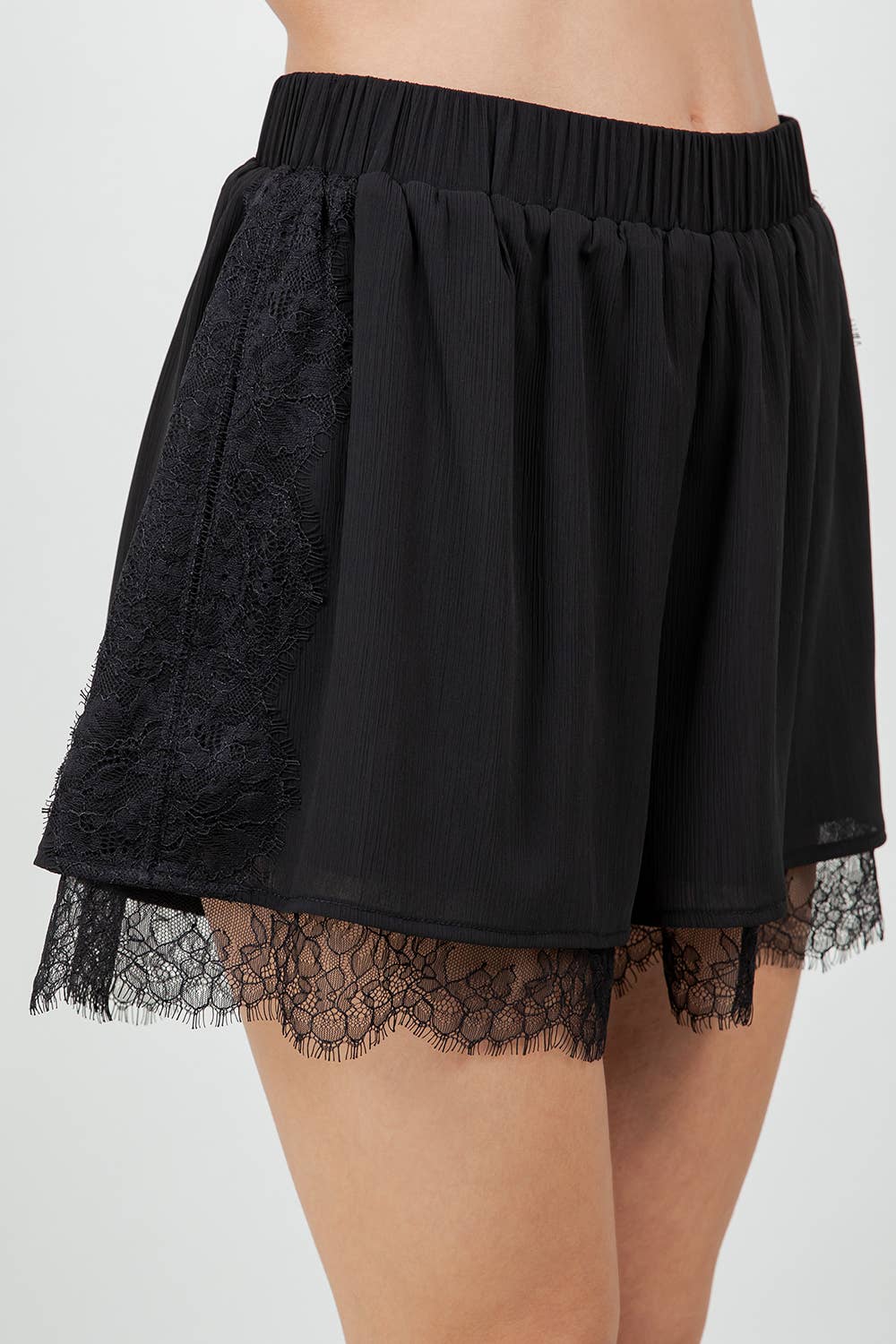 Farrah Lace Trim Shorts