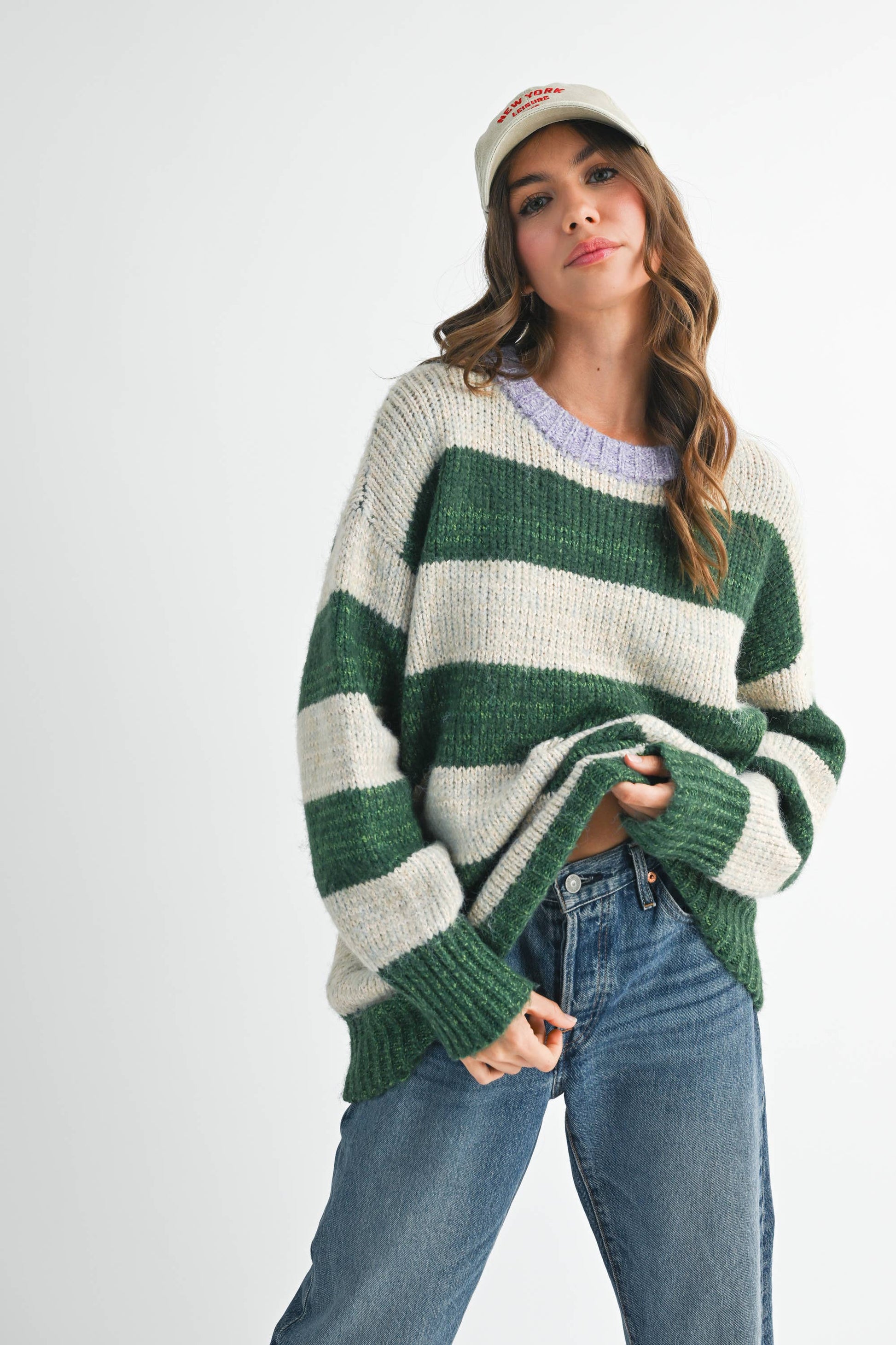 Leo Stripe Sweater