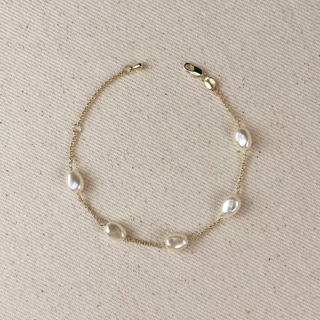 Margot Baroque Pearl Bracelet