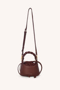 Cocoa Umber Knot Bucket Bag