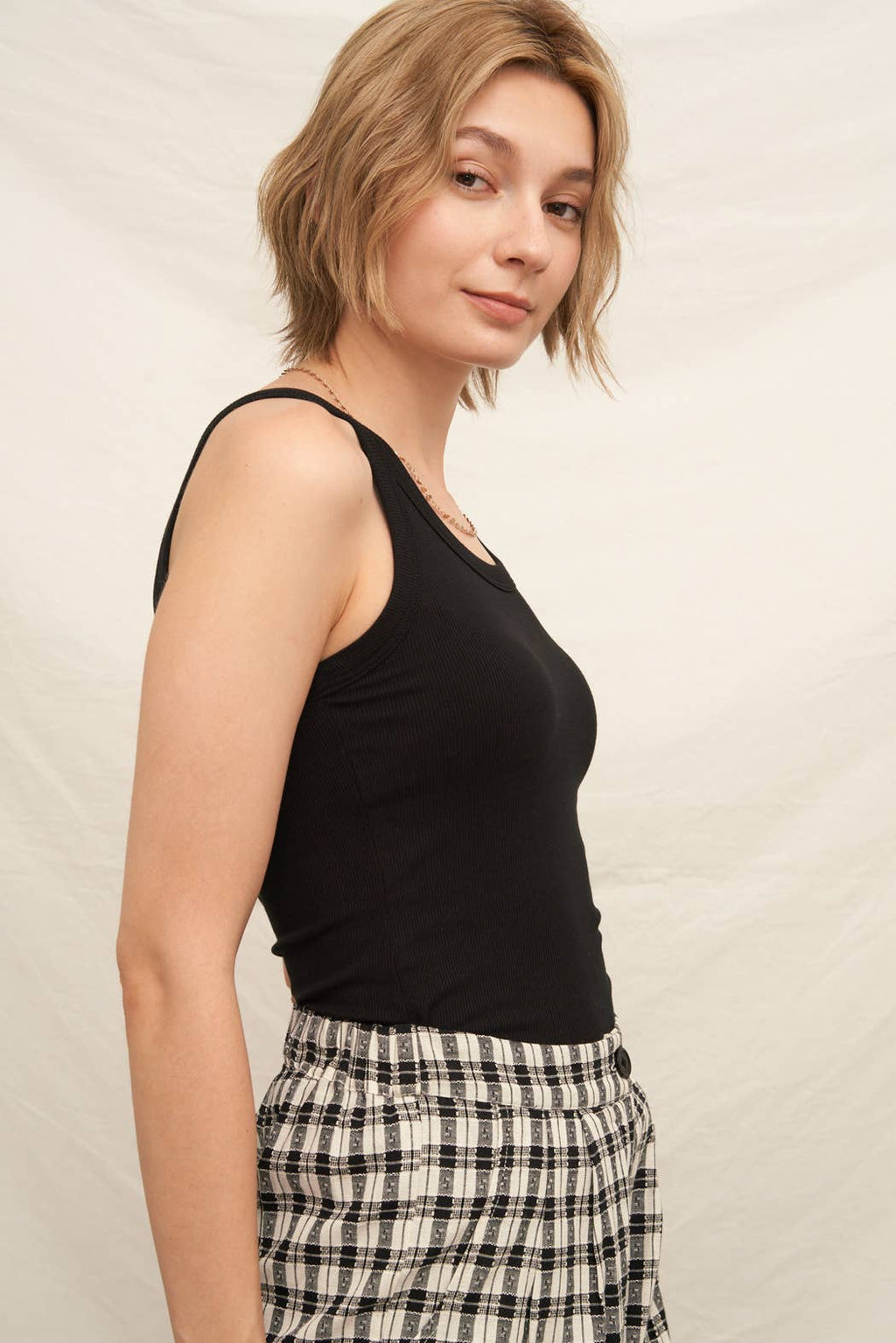 Back to Basics Tank with Built-In Bra