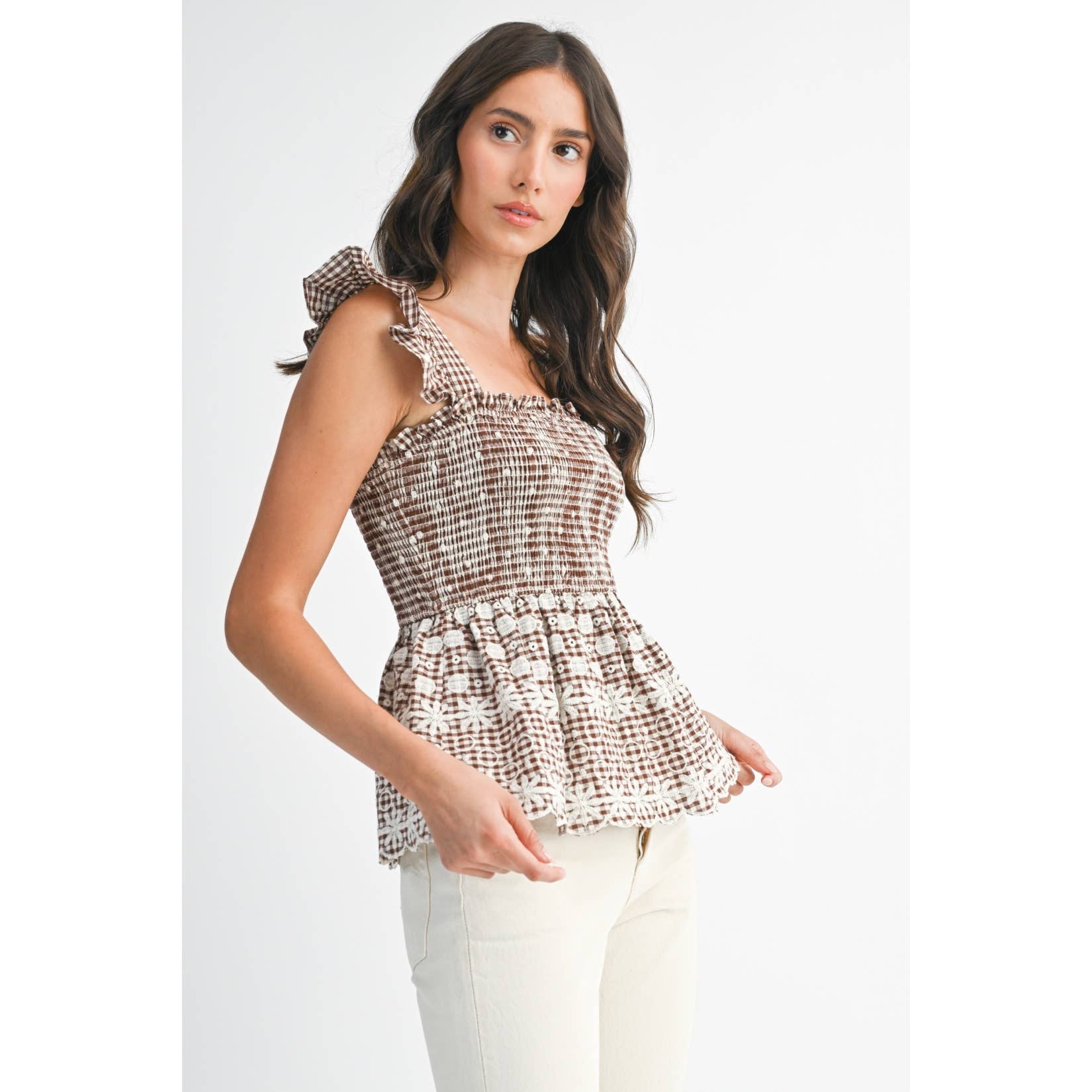 Camilla Gingham Top