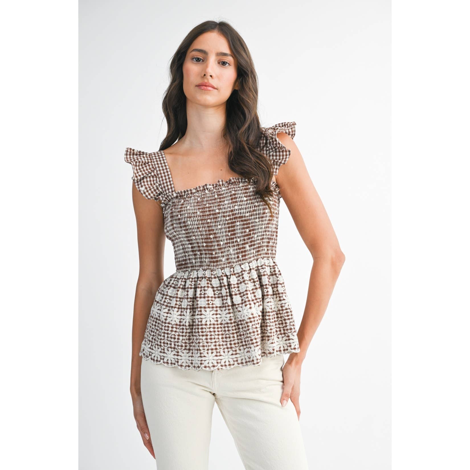 Camilla Gingham Top