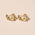 Squiggle Hoop Earrings