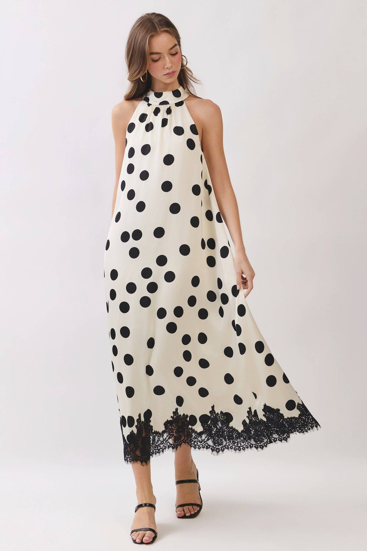 Gia Polka Dot Maxi Dress