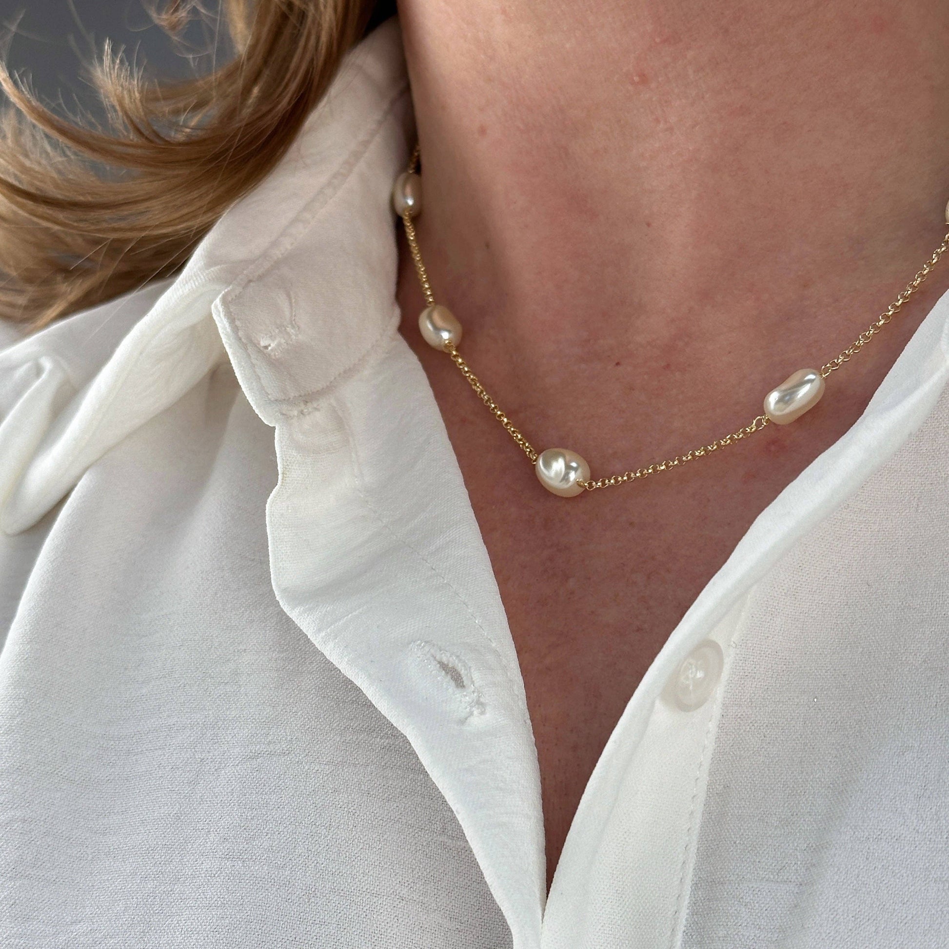 Margot Baroque Pearl Necklace