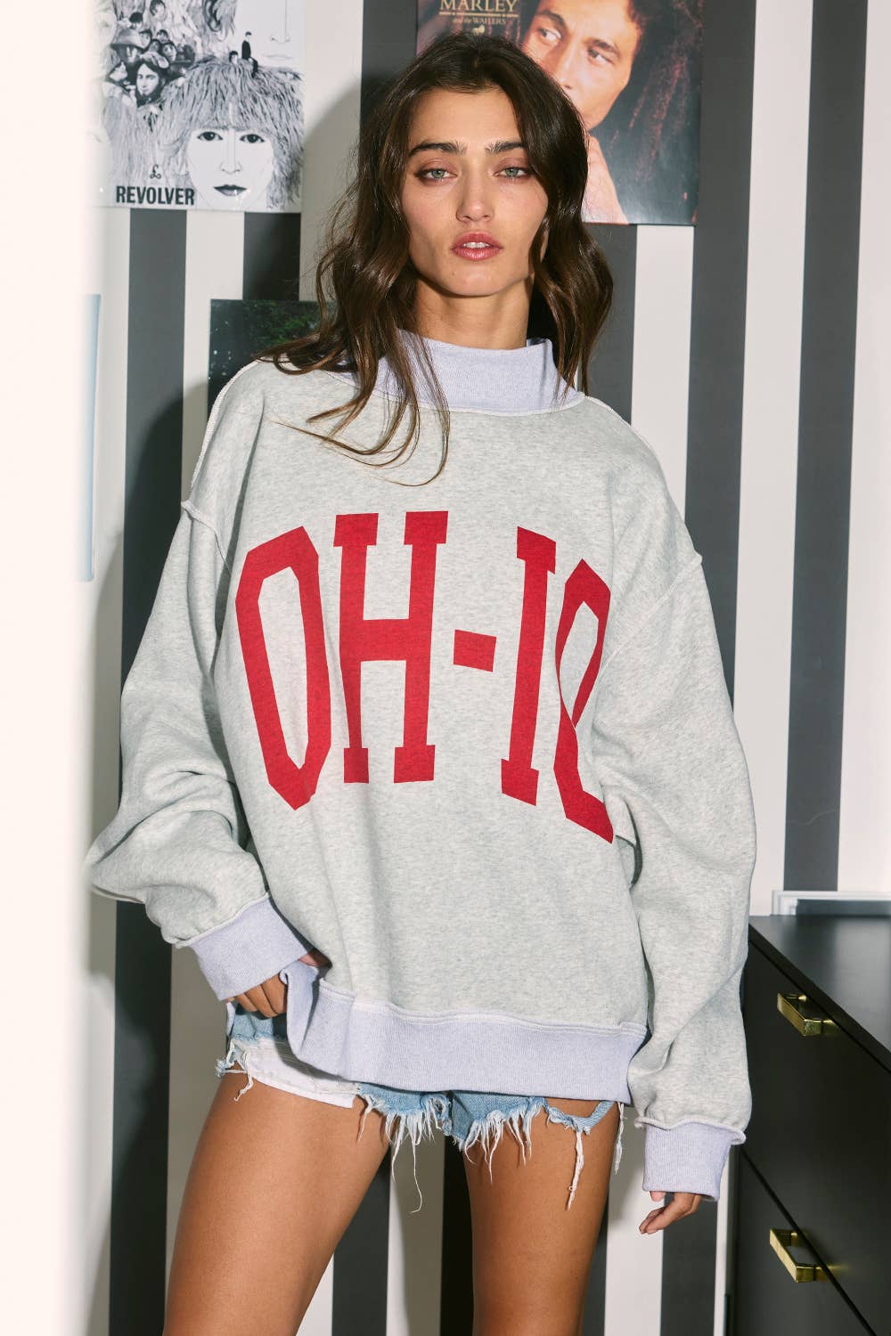 OH-IO Mockneck Sweatshirt