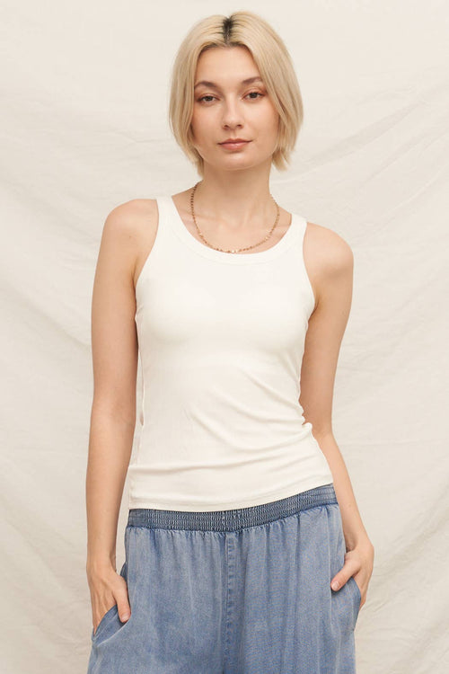 Back to Basics Tank with Built-In Bra
