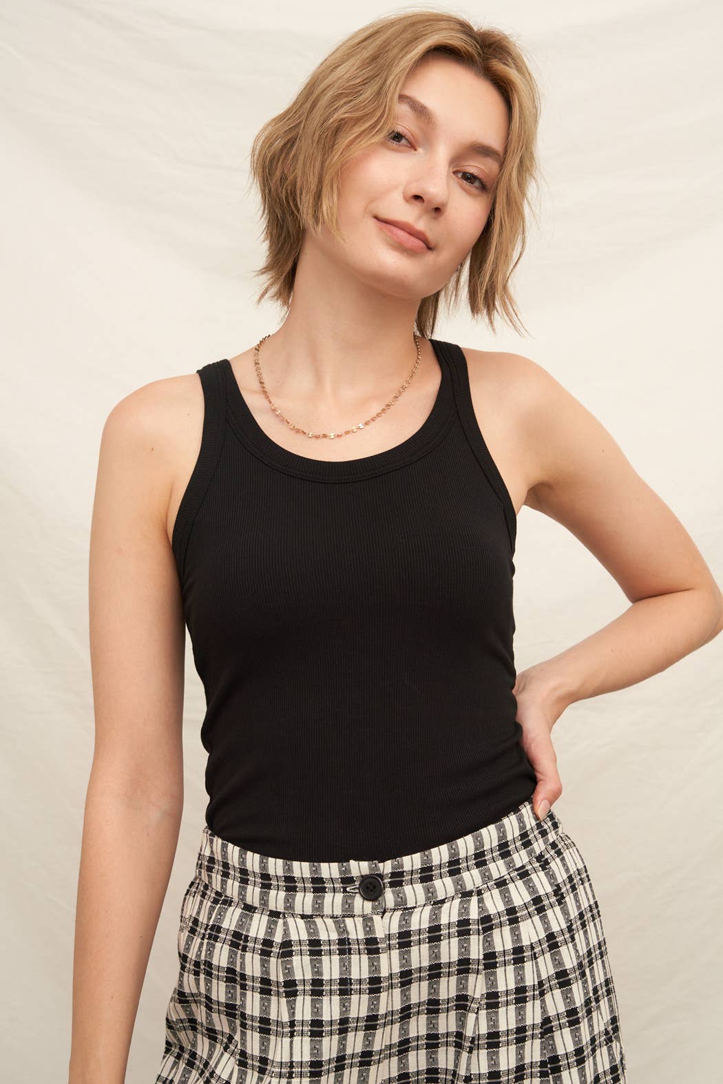 Back to Basics Tank with Built-In Bra