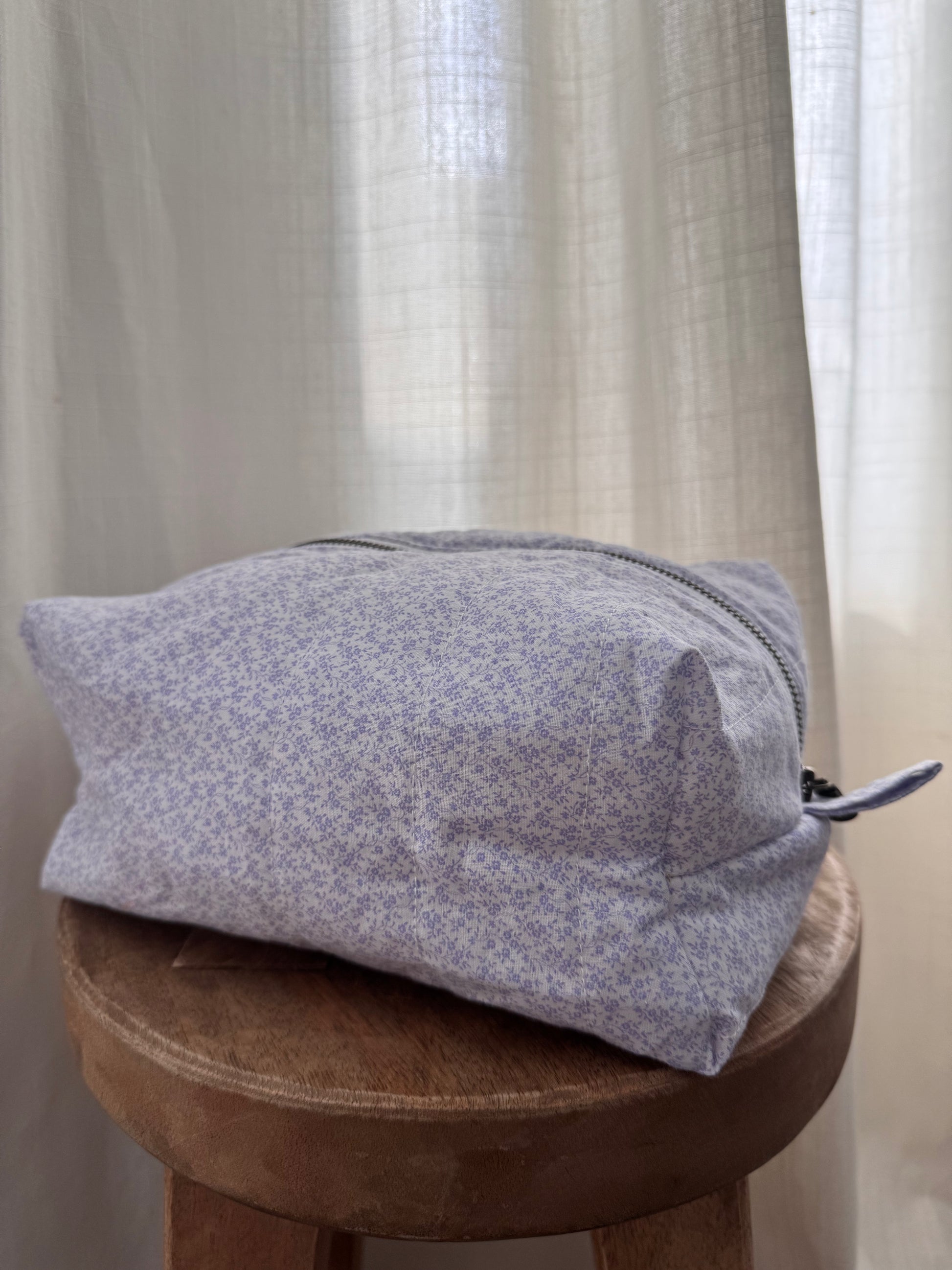 Lavender Quilted Pouch