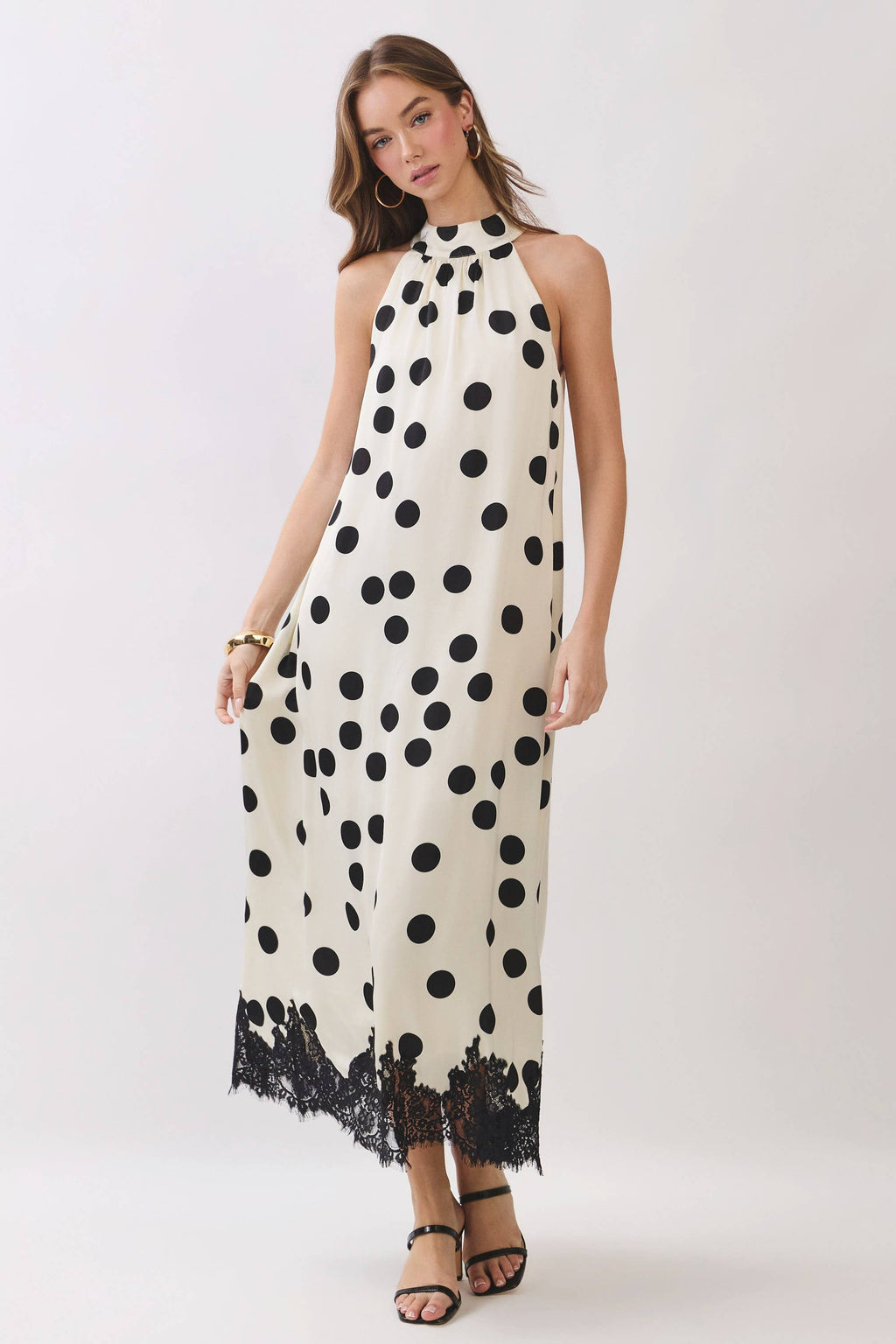 Gia Polka Dot Maxi Dress