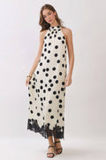 Gia Polka Dot Maxi Dress