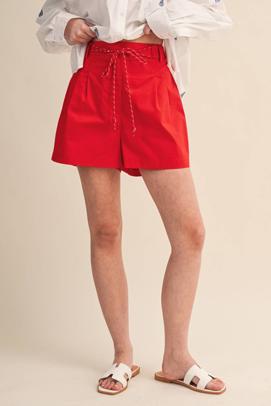 Set Sail Pleated Shorts