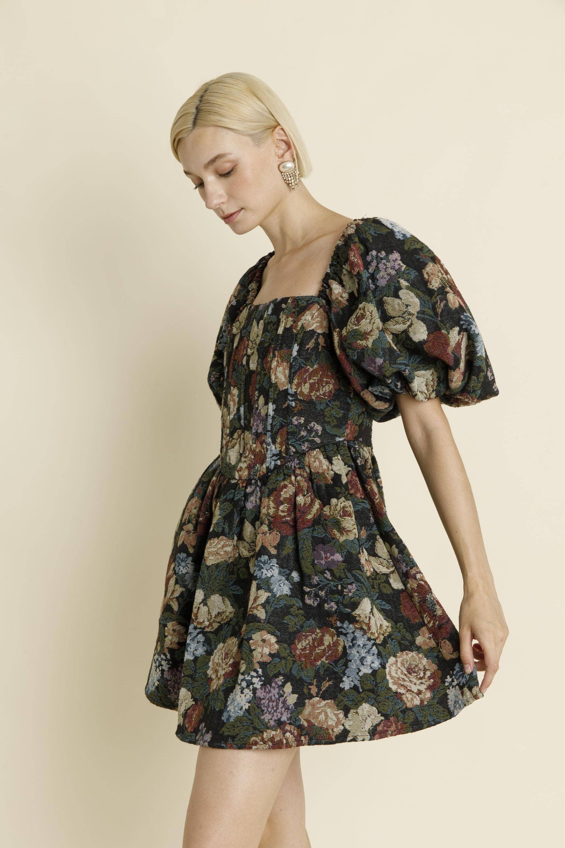 Stella Brocade Corset Dress