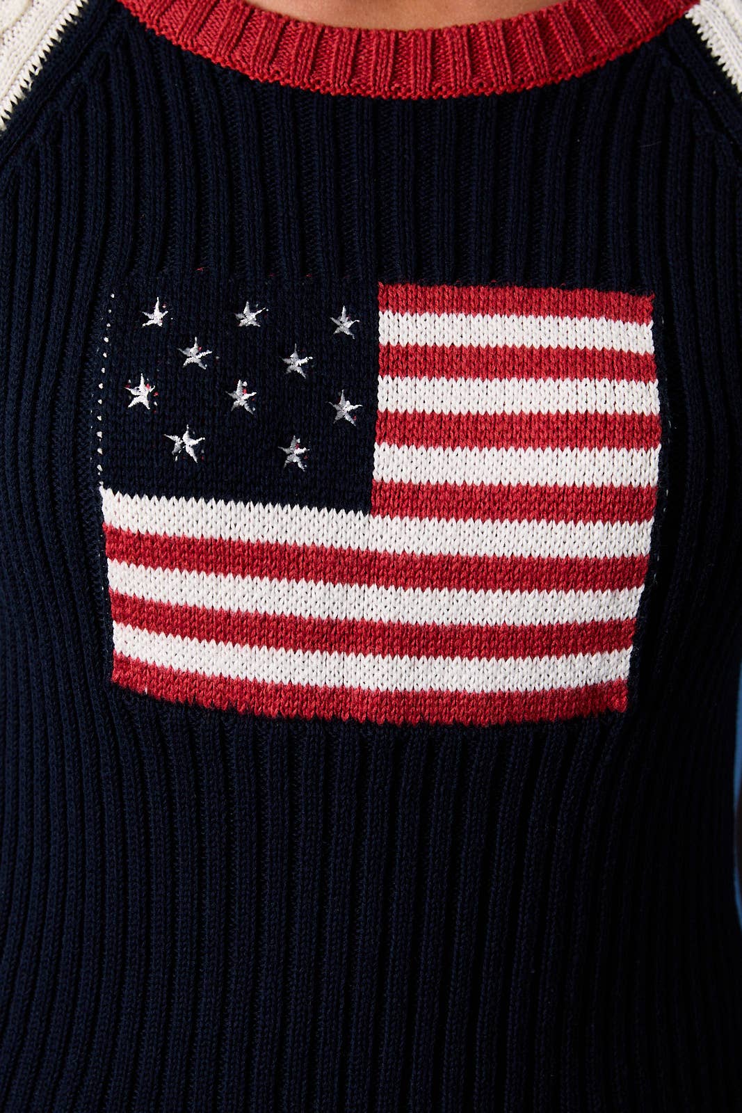 Stars & Stripes Short Sleeve Sweater
