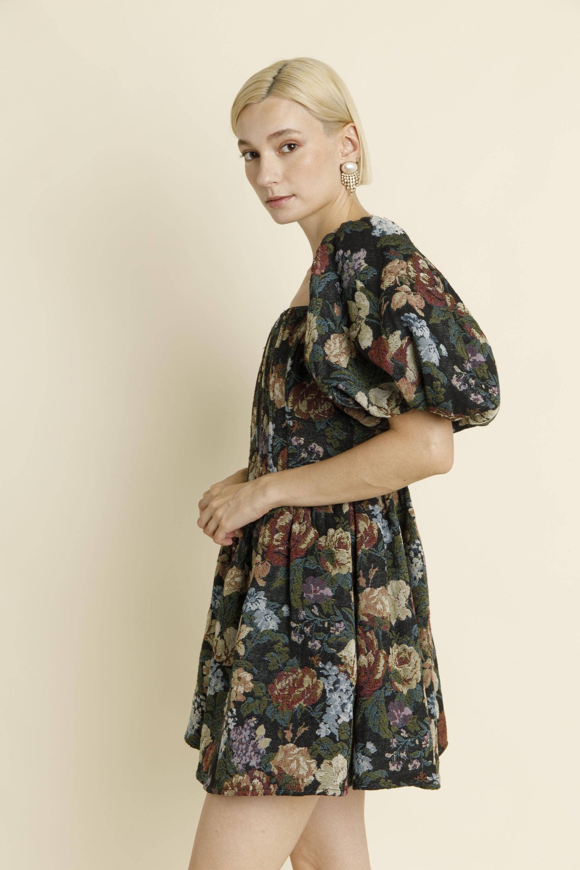 Stella Brocade Corset Dress