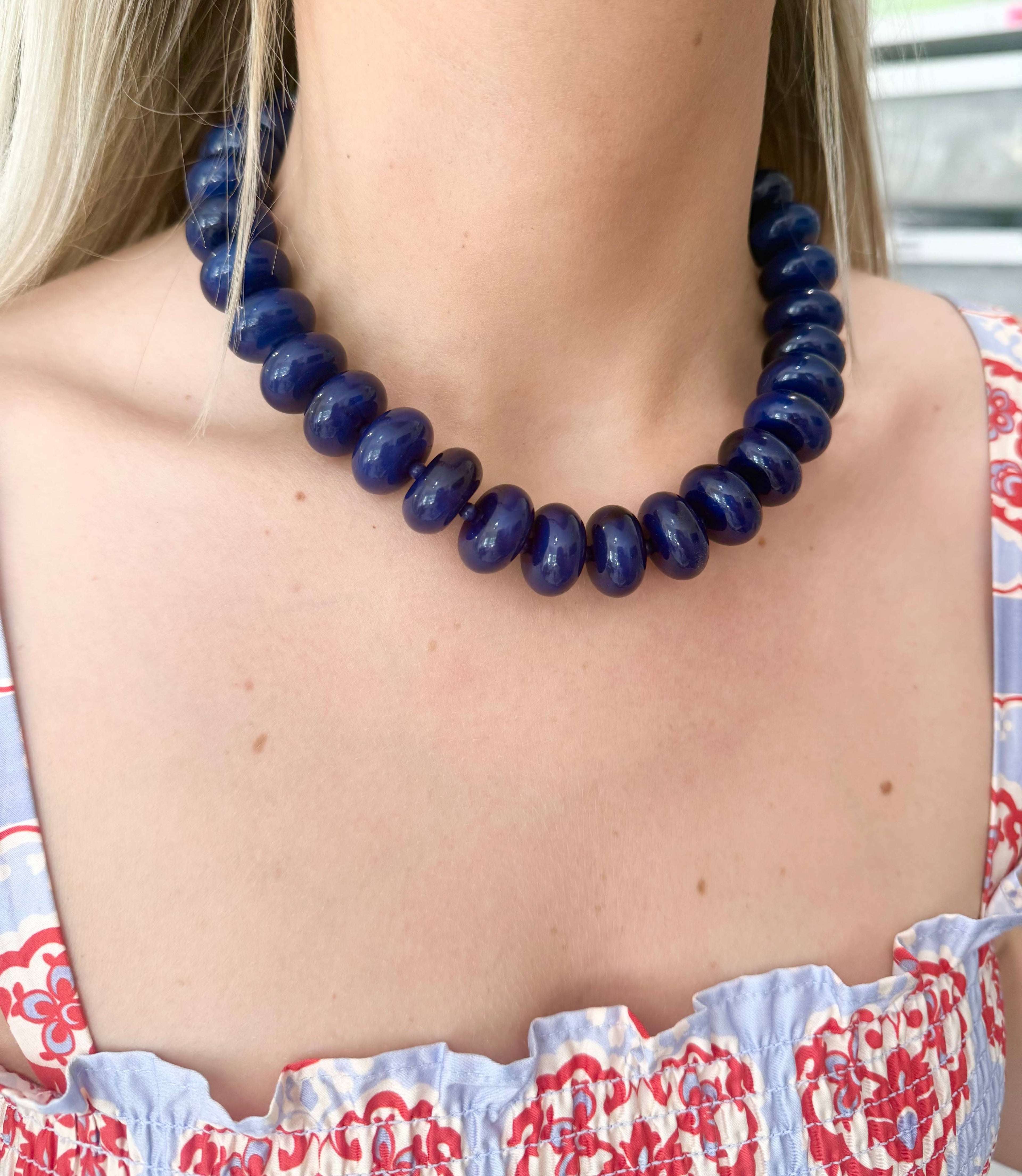 The Night Sky Chunky Beaded Necklace