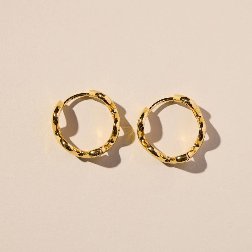 Squiggle Hoop Earrings