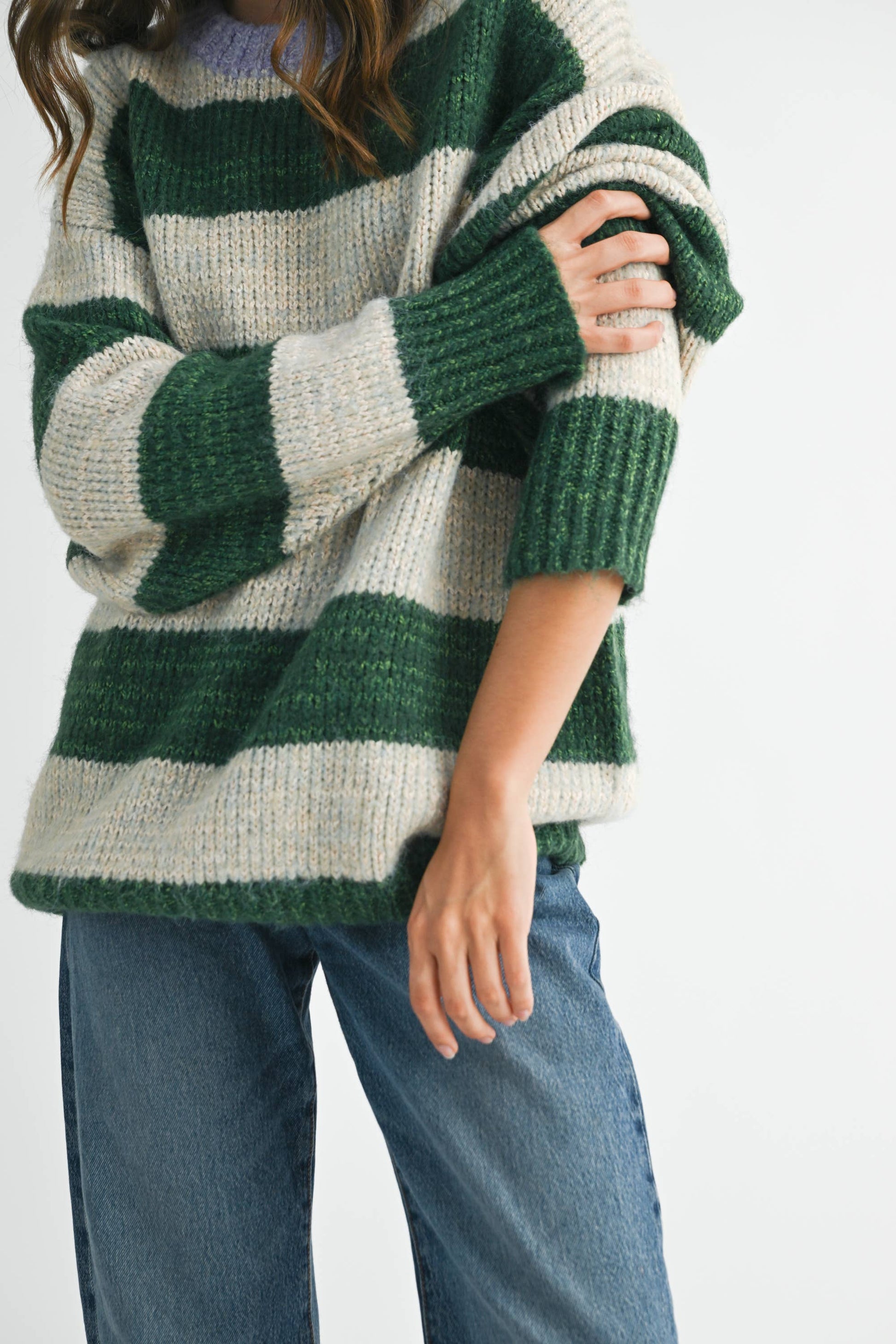 Leo Stripe Sweater
