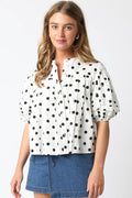 Brynlee Polka Dot Shirt