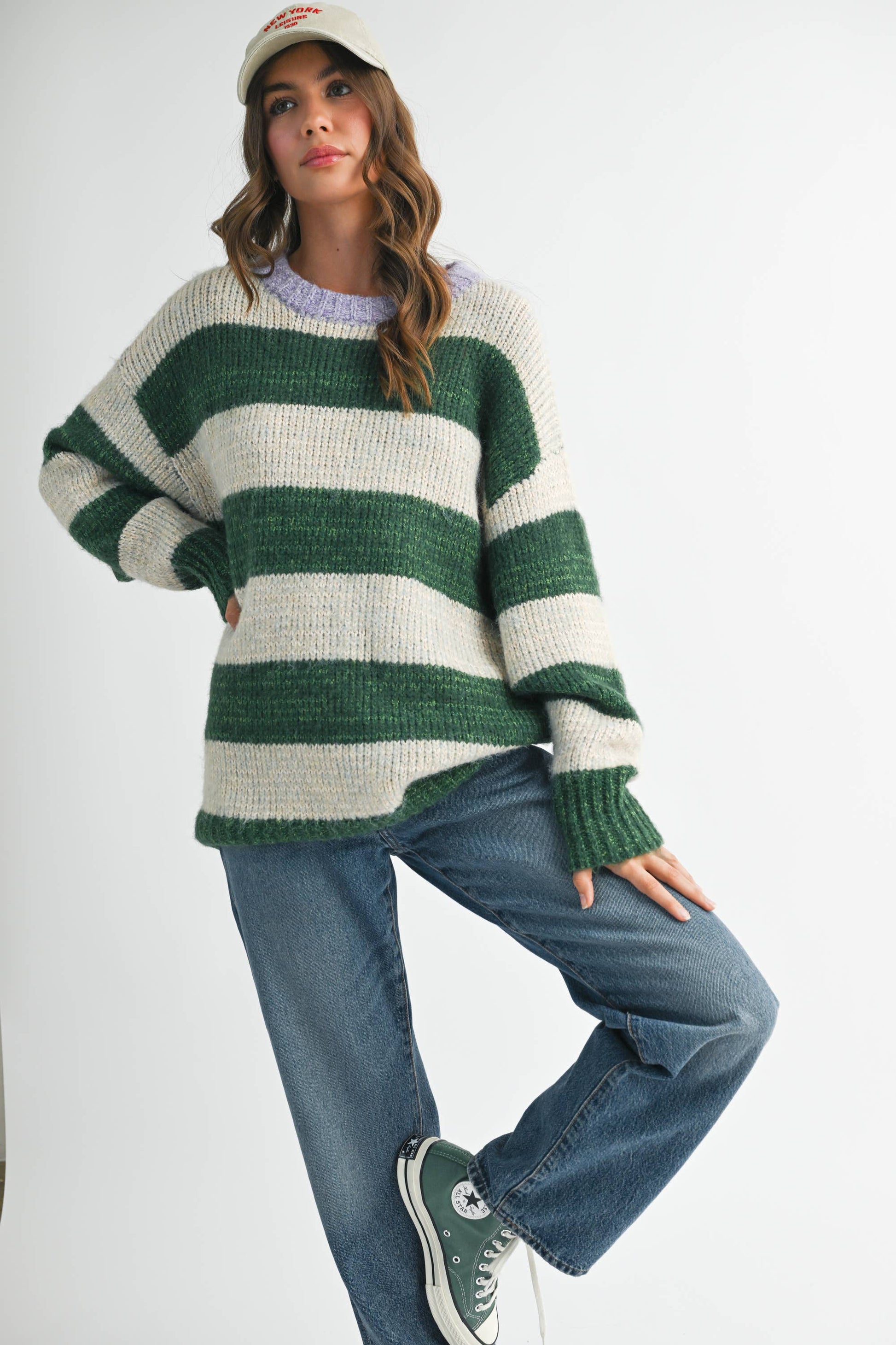 Leo Stripe Sweater