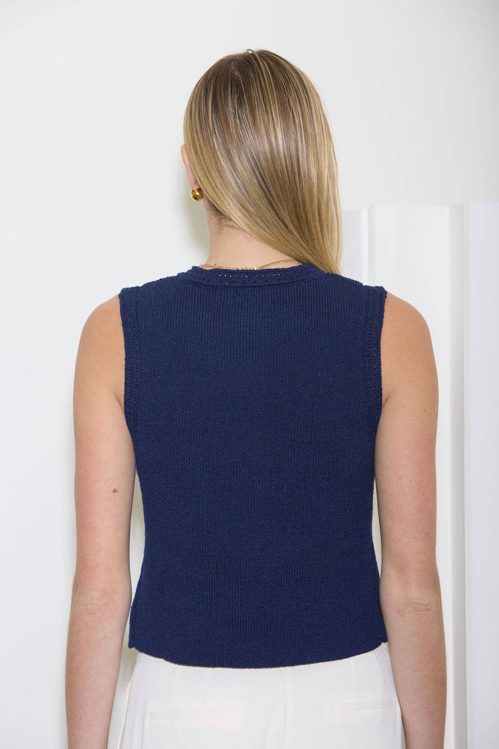 Coastal Charm Knit Vest