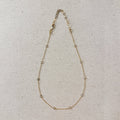 Gemma Bezel Station Necklace