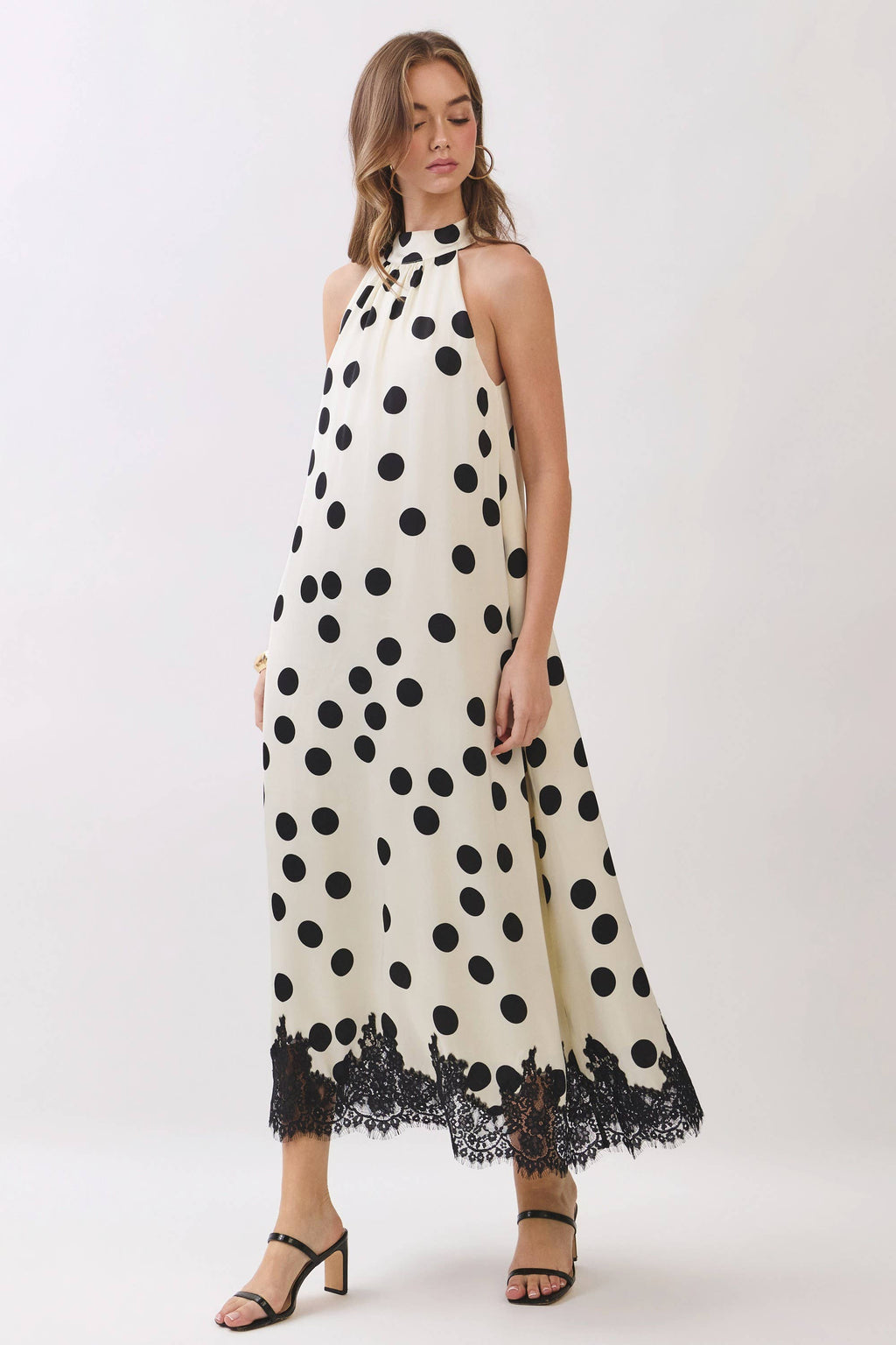 Gia Polka Dot Maxi Dress