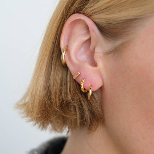 Classic Gold Dainty Earring Set