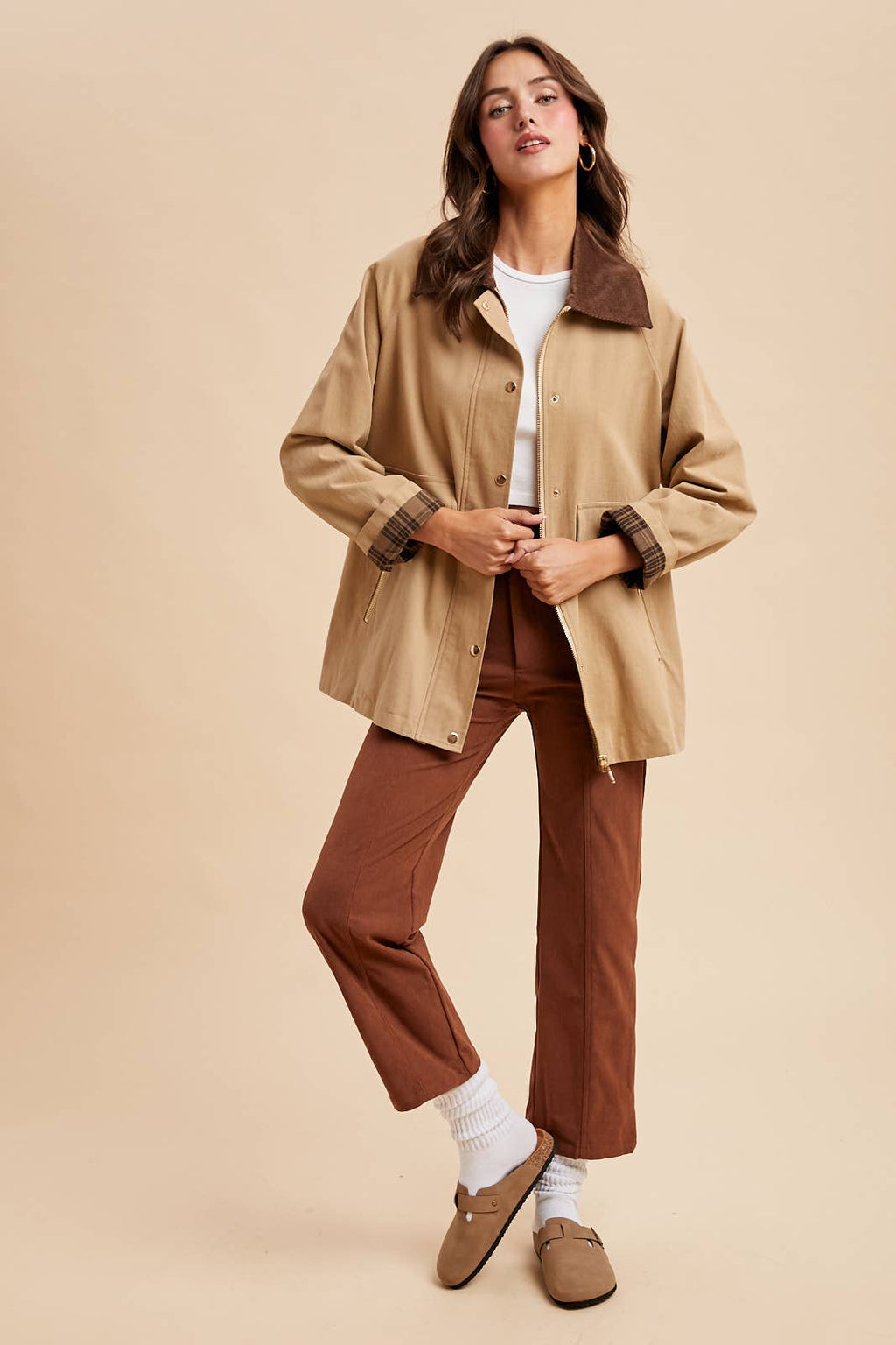 Demi Cotton Barn Jacket